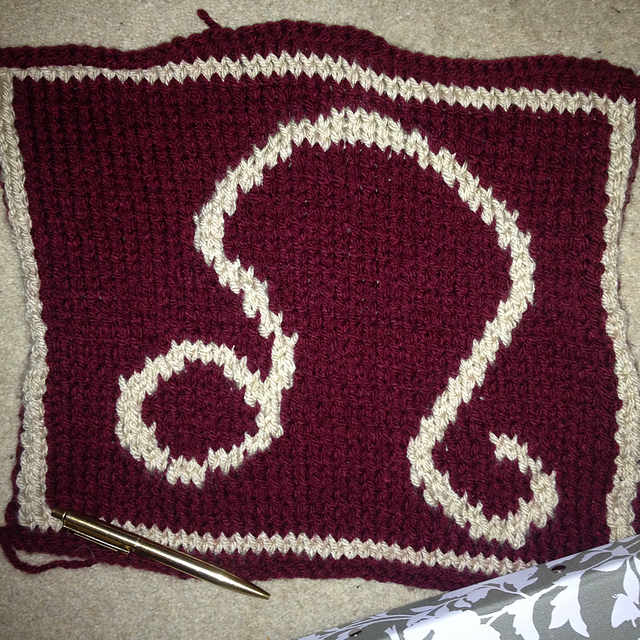 Leo Symbol Blanket Square