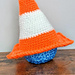 Traffic Cone Choc Orange Cover pattern