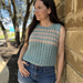Coastal Breeze Sleeveless Top pattern 