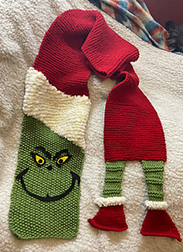 Grinch Scarf - Madein Malone