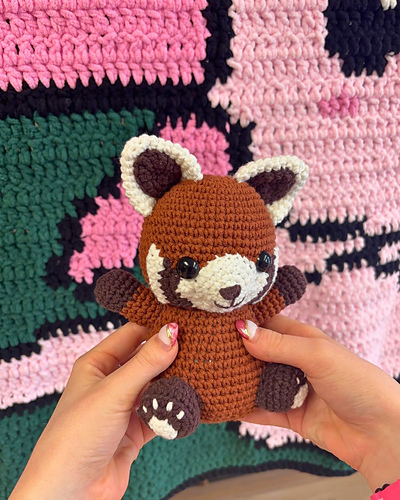 Crochet Red Panda