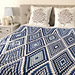 Scrap Yarn Diamond Blanket pattern 