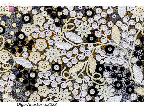 Crochet Modern Irish openwork shawl “September” - Olga  Starostina