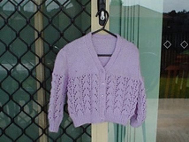 Girl's Lacy Cardigan