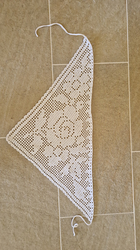Vintage Lace Triangle Scarf