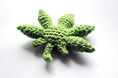 Weed Leaf Amigurumi - Off the Hook Mamma