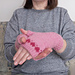 Heart Wreath Mitts pattern 