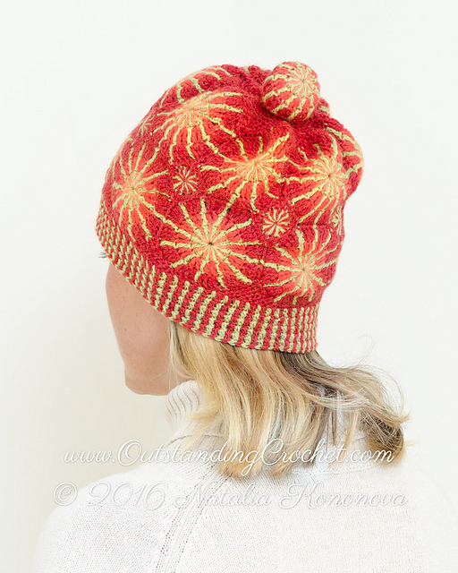 Ravelry: Beanie Hat Raspberry pattern 