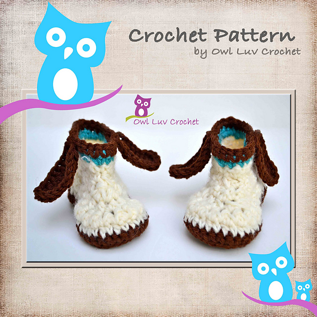 Ravelry Puppy Dog Booties pattern by Paula M.