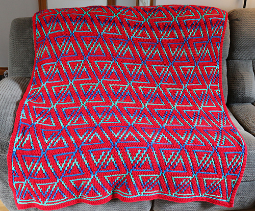 The Z Angle Mosaic Throw