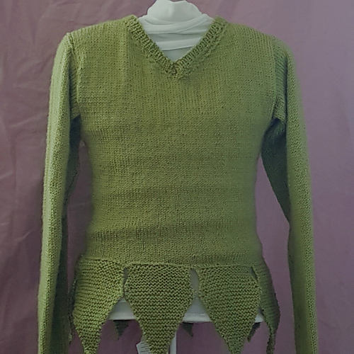 Ravelry Tinkerbell inspired Jumper pattern by Erika Davies for Owoolys