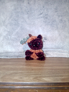 Sew on hat and ear used here.