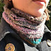 Textured Cowl in Sirdar Jewelspun Aran pattern 
