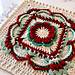 Dahlia of Yore Square pattern 
