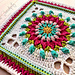 Around The World Square pattern 