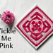 Tickle Me Pink Square pattern