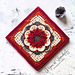 Swirling Blooms Square pattern 