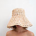 YASEMAKI HAT - Flat Top Crown and Downturned Brim pattern 
