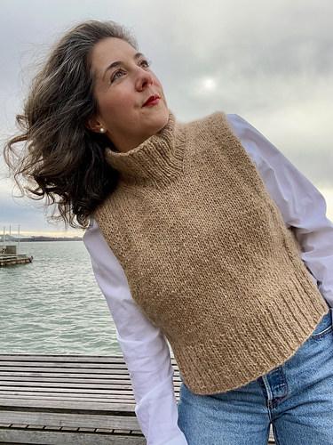 Heve Tinker Knit ベスト Tinker Knit white | HEVE