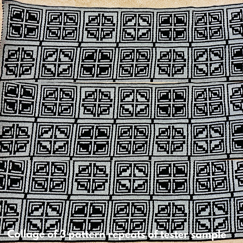 Quarterline mosaic blanket
