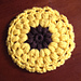 Sunflower Coasters pattern 