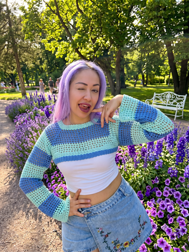 Crochet Mesh Shrug