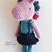 Unicorn Curly Girl - Amigurumi pattern 