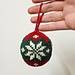Snowflake Bauble pattern 