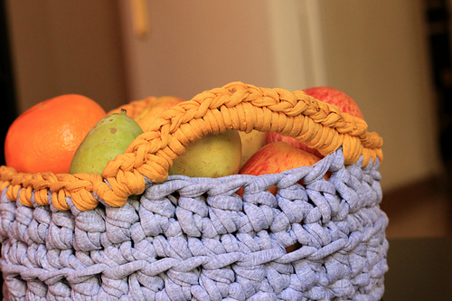 T-shirt Yarn Basket photo 1