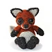 Zander the Red Fox (with Arctic fox version) pattern 