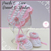 Pearls & Lace Bonnet & Booties 14-137 pattern 