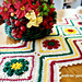 Joyful Flowers Table Runner pattern 