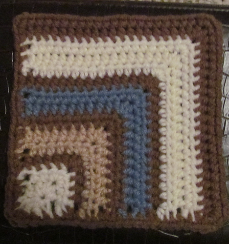 Ravelry: HDC Mitred Square pattern by JudyK
