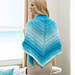 Simple Lace Triangle Knit Shawl pattern 
