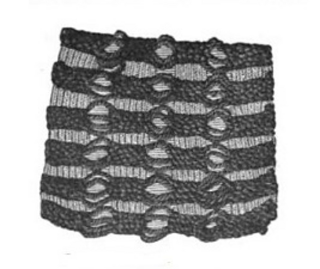 Ravelry Fancy Knitting for Shawl or Hood pattern by The Port Augusta