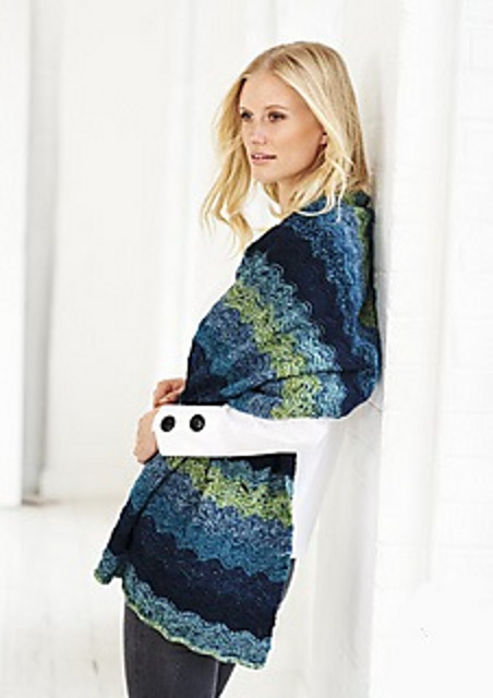 Garter Stitch Chevron Scarf