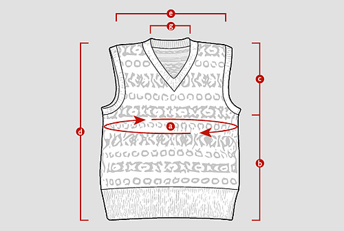 Lady's Vest with Fair Isle (without sleeves) - Susan Crawford