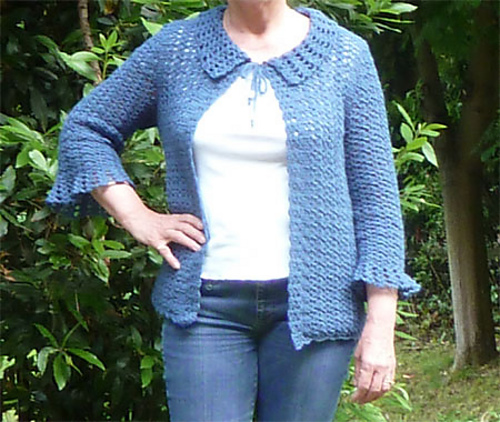 Gilet Indigo manches 3/4 photo 2