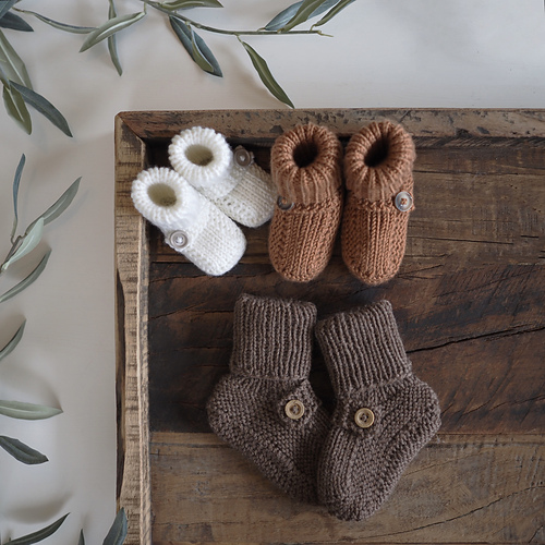 Baby Sokkesko - Perlemors design