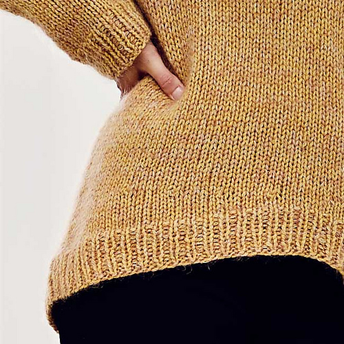 Ravelry Millou Dip Back Sweater pattern by Pernille Cordes