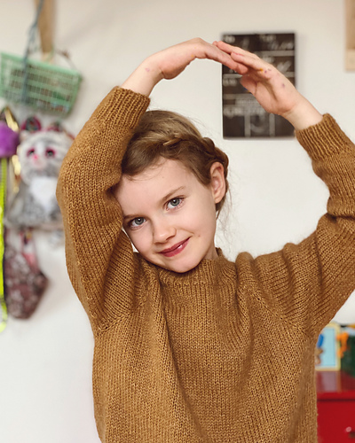 No Frills Genser Junior - PetiteKnit