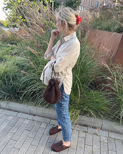 Honningkurv-veske - PetiteKnit