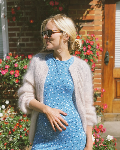 Søndagscardigan – Mohair Edition - PetiteKnit