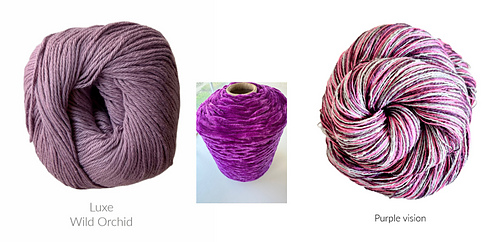 There are 20 color combinations available in knit kits at Yarnz2go.