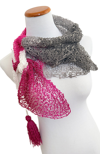 Hot lips shawl