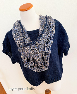 Shown here topped off by the Reeves shawl.