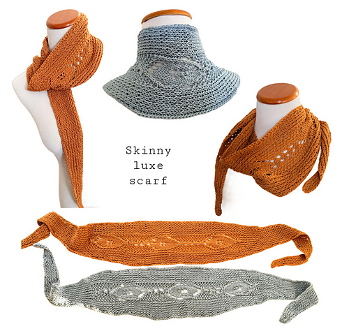 Skinny luxe scarf