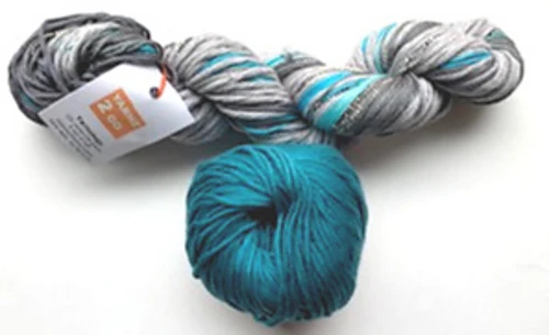 Turquoise/Teal Yarnz2go knit kit. See more color ways online