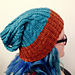 Cables on the Sixes Hat pattern 