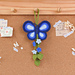 Blue Butterfly pattern 